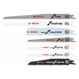 Bosch 7-Pack Demolition Reciprocating Saw Blade Set $9.98