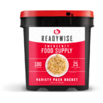 ReadyWise Emergency Food Supply Variety Pack Bucket, 96.69 Oz $52