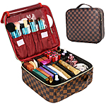 Aokur Water-resistant Makeup Cosmetic Bag Travel Organizer with Adjustable Dividers $24.91 + Free Shipping w/ Wlmart Prime or Orders $35+