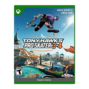 [Open Box] Tony Hawk's Pro Skater 3+4 - Xbox Series X/S Standard Edition - sold by Walmart $8.1
