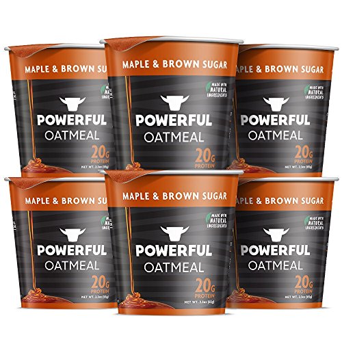 Powerful High-Protein Instant Oatmeal Maple & Brown Sugar (6 Count) $9