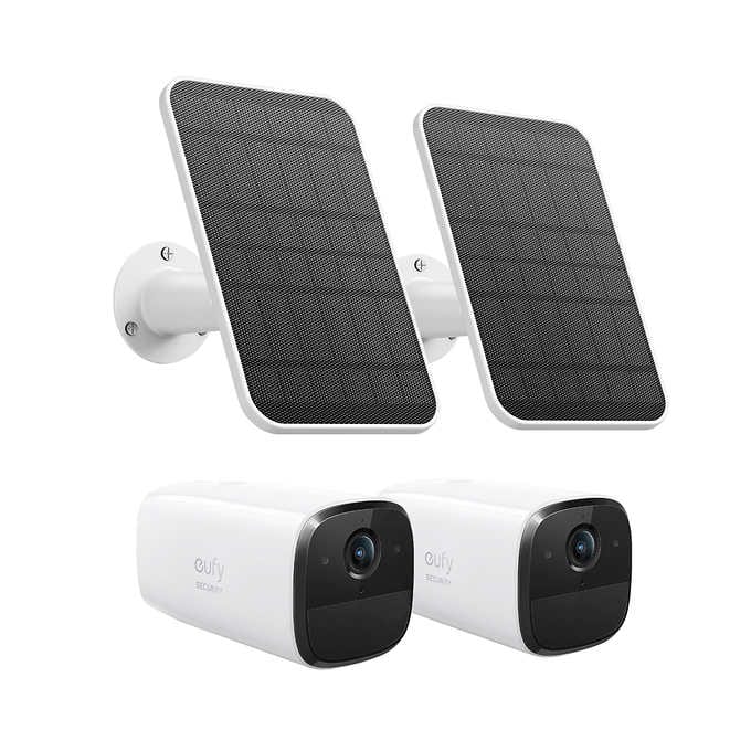 eufy Solo Pro 2-pack Standalone Security Cameras with Solar Panels at Costco for $250 $249.99