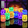 Anditoy 12 Pack Halloween LED Tealights with Remote $6