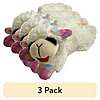 Multipet Plush Lamb Chop Dog Toy, Small, Pastel Colors (3 pack) $6