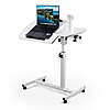 FOUKUS Mobile Compact Standing Desk: Height Adjustable, Laptop Stand 27.7&amp;quot; x 15.6&amp;quot; $45