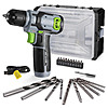 WORKPRO 8V Cordless Power Drill Set with Stackable Tool Box $19