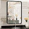 EDX Bathroom Mirror 30&amp;quot;x 22&amp;quot; Wall Mirror with Metal Frame, Black $25