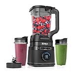 Ninja Detect Power Blender Pro + Personal Single-Serve, Compact Kitchen Countertop, 1800 P-Watts, 72 oz. Pitcher, (2) 24 oz. Cups, TB301 + $7 Amazon Credit $140