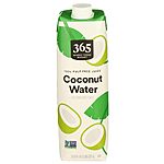 365 by Whole Foods Market, Coconut Water, 33.8 Fl Oz $2.57