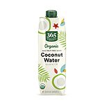 365 by Whole Foods Market, Organic Coconut Water, 100% Pulp-Free Juice, 33.8 Fl Oz $3.83