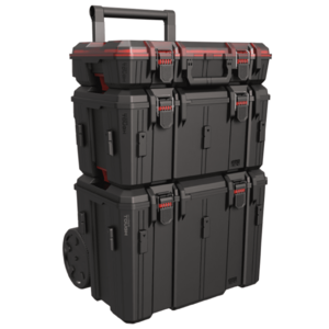 3-Piece Hyper Tough Hyper Stack Modular Rolling Toolbox System $59 + Free Shipping