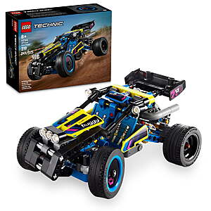 LEGO Technic Off-Road Race Buggy Featuring Moving 4-Cylinder Engine and Working Suspension,42164 $16