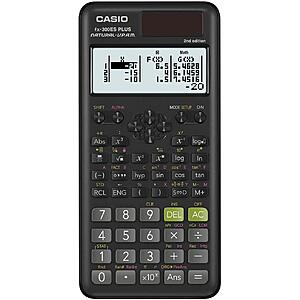Casio fx-300ES Plus 2nd Edition – Standard Scientific Calculator, 262 Functions $9.29