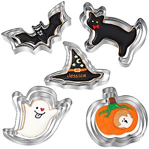 Halloween Cookie Cutters Set - 15 Pcs $4