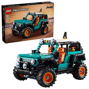 LEGO Technic Jeep Wrangler Rubicon SUV, 42227 + $11.70 Walmart Cash - $52