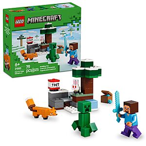 LEGO Minecraft Steve’s Taiga Adventure 21583 $8