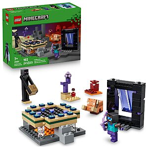 LEGO Minecraft Nether & End Portal Journey 21584 $12