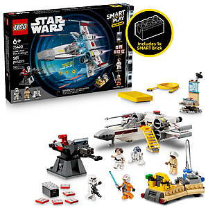 LEGO Star Wars SMART Play: Luke’s Red Five X-Wing Interactive 75423 $72