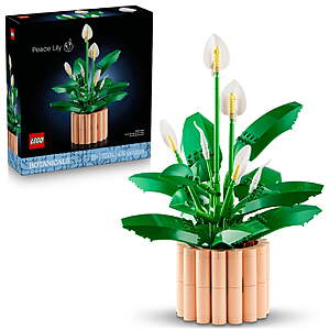 [+$7.50 WM Cash] LEGO Botanicals Peace Lily Flower 11504 $40