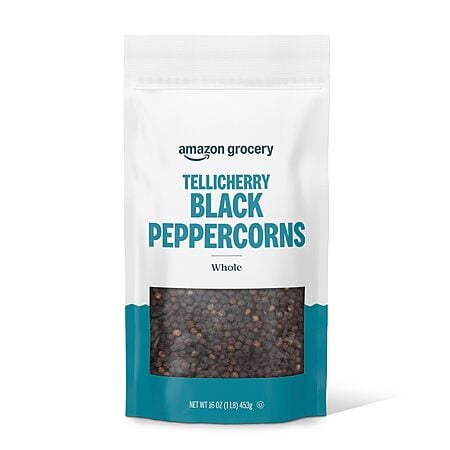 Tellicherry Black Pepper, Whole Peppercorn, 16oz $7.08