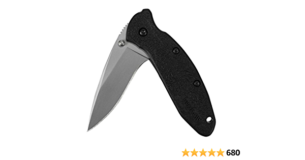 Kershaw Scallion (1620) Pocket Knife; 2.4” Bead-Blasted 420 bbwHC Steel Blade, SpeedSafe Assisted Open with Flipper - $32.93