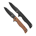 Statgear Ausus Slim Folding Pocket Knife (Brown or Black) $15 + Free Shipping