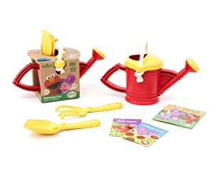 Green Toys Sesame Street Watering Can Outdoor Activity Set (seeds, rake, shovel, watering can, & guide) $9.63 Amazon free shipping with Prime