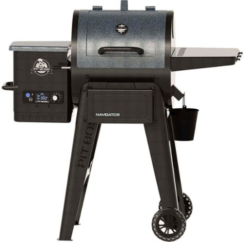 Pit Boss - Navigator 550 Wood Pellet Grill with Grill Cover - Black Best Buy $199.99
