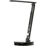 LumiCharge RC-1612-356-WI-BLK All-in-One LED Desk Lamp, Wireless Charger, and Universal Phone Charging Station (High Gloss Black) - $59.99 at Walmart