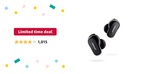 Limited-time deal: NEW Bose QuietComfort Earbuds II, Wireless, Bluetooth, World’s Best Noise Cancelling In-Ear Headphones with Personalized Noise Cancellation & Sound