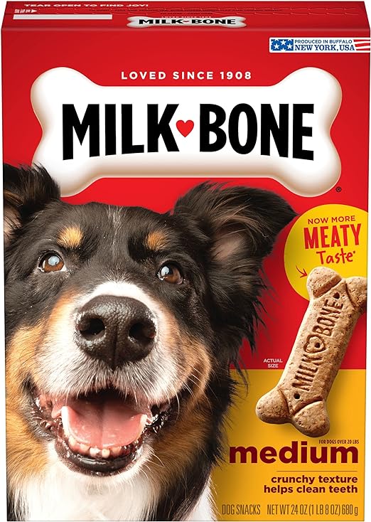 Milk-Bone Original Dog Treats Biscuits for Medium Dogs, 24 Ounce $1.61