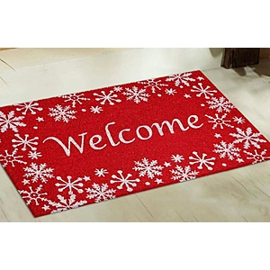 Holiday Time Snowflake Coir Fiber Doormat 18"x30" $1.22 at Walmart