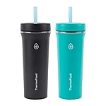 Costco Members: 2-Pack 32-oz ThermoFlask Insulated Stainless Straw Tumblers $15 + Free Shipping