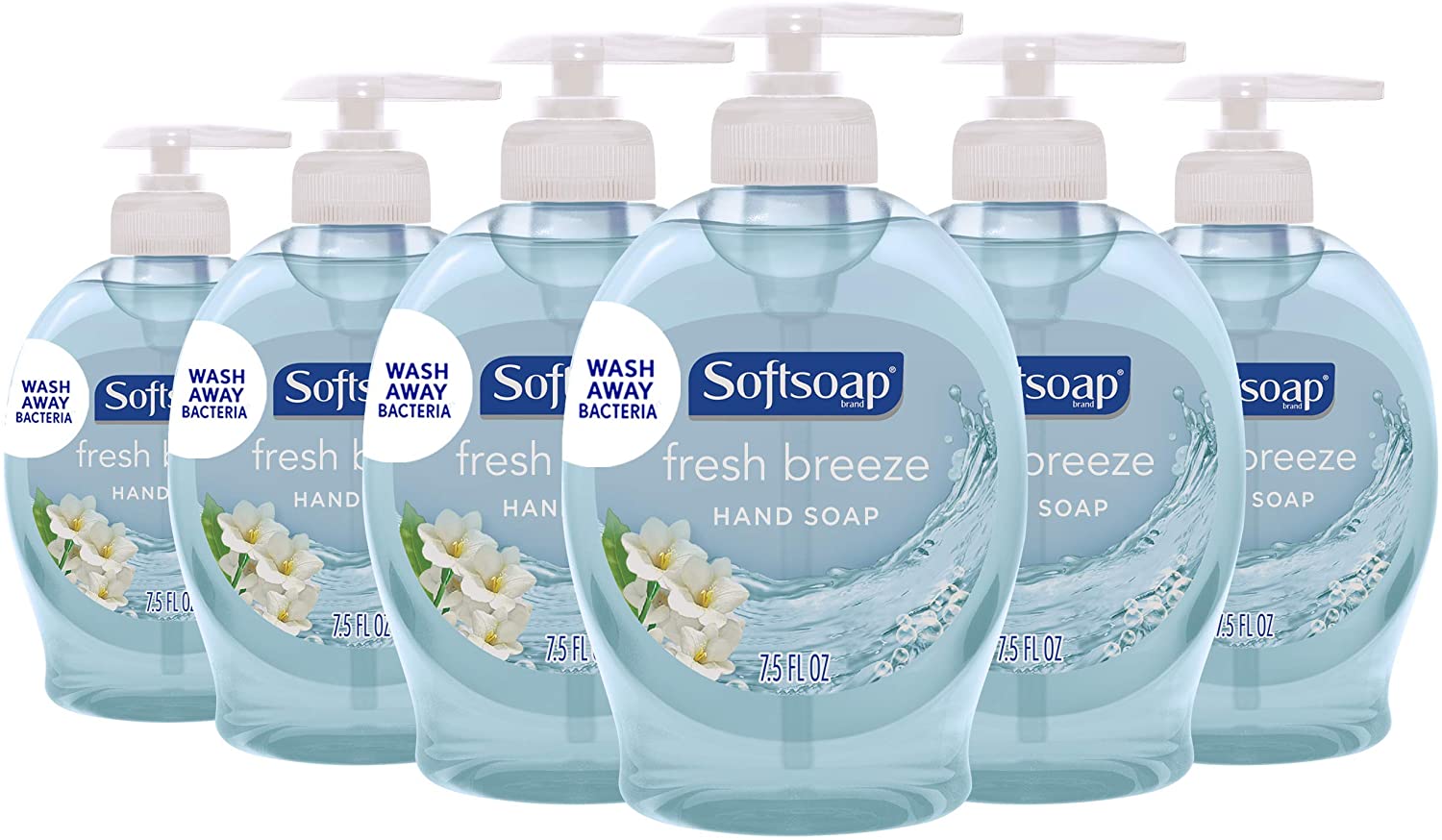 Softsoap Liquid Hand Soap, Fresh Breeze - 7.5 Fluid Ounce (Pack of 6) $5.88
