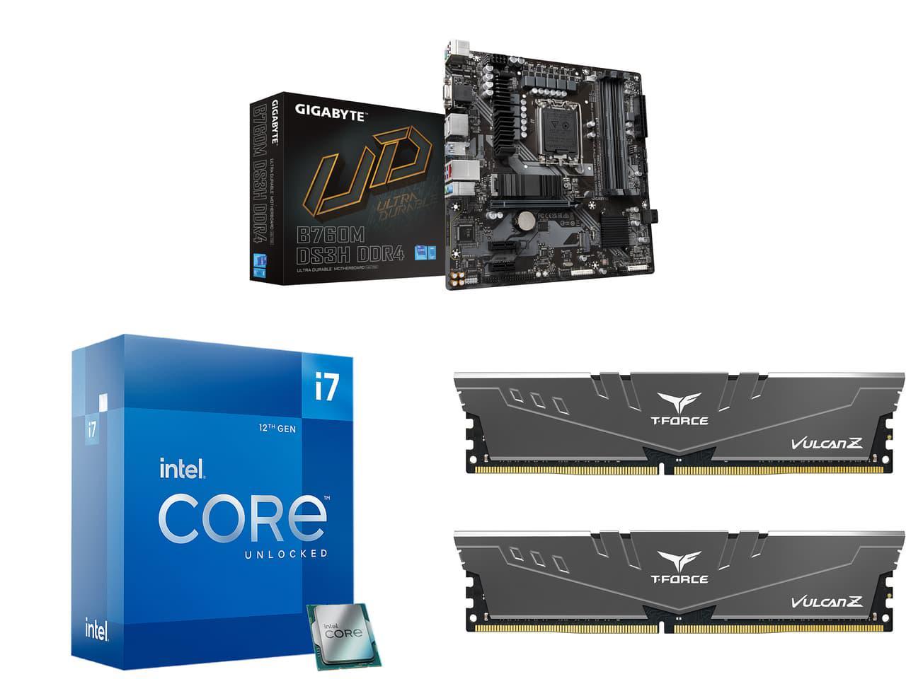 Intel i7-12700K 12 Core Cpu + GIGABYTE B760M DS3H DDR4 Motherboard + Team T-FORCE VULCAN Z 16GB (2 x 8GB) DDR4 3200 Ram + Assassin’s Creed Shadows $260.99