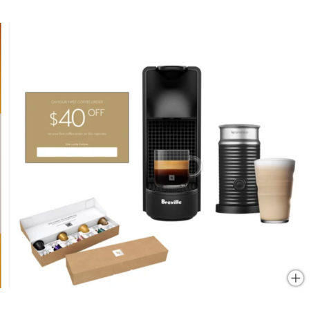 Nespresso Essenza Mini + Frother for $189.99!