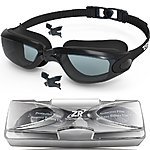 ZIONOR Swimming Goggles Curved Lens Interchangeable Nosepieces No Leaking Anti-fog UV Protection Quick Release Strap for Adult Men Women Youth $5.87AC PREVIOUS FP BRAND