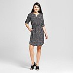 Target: Women's Convertible Sleeve Shirt Dress for $8.38