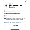 Walmart+ 40% cash back for 6 months for select paypal users