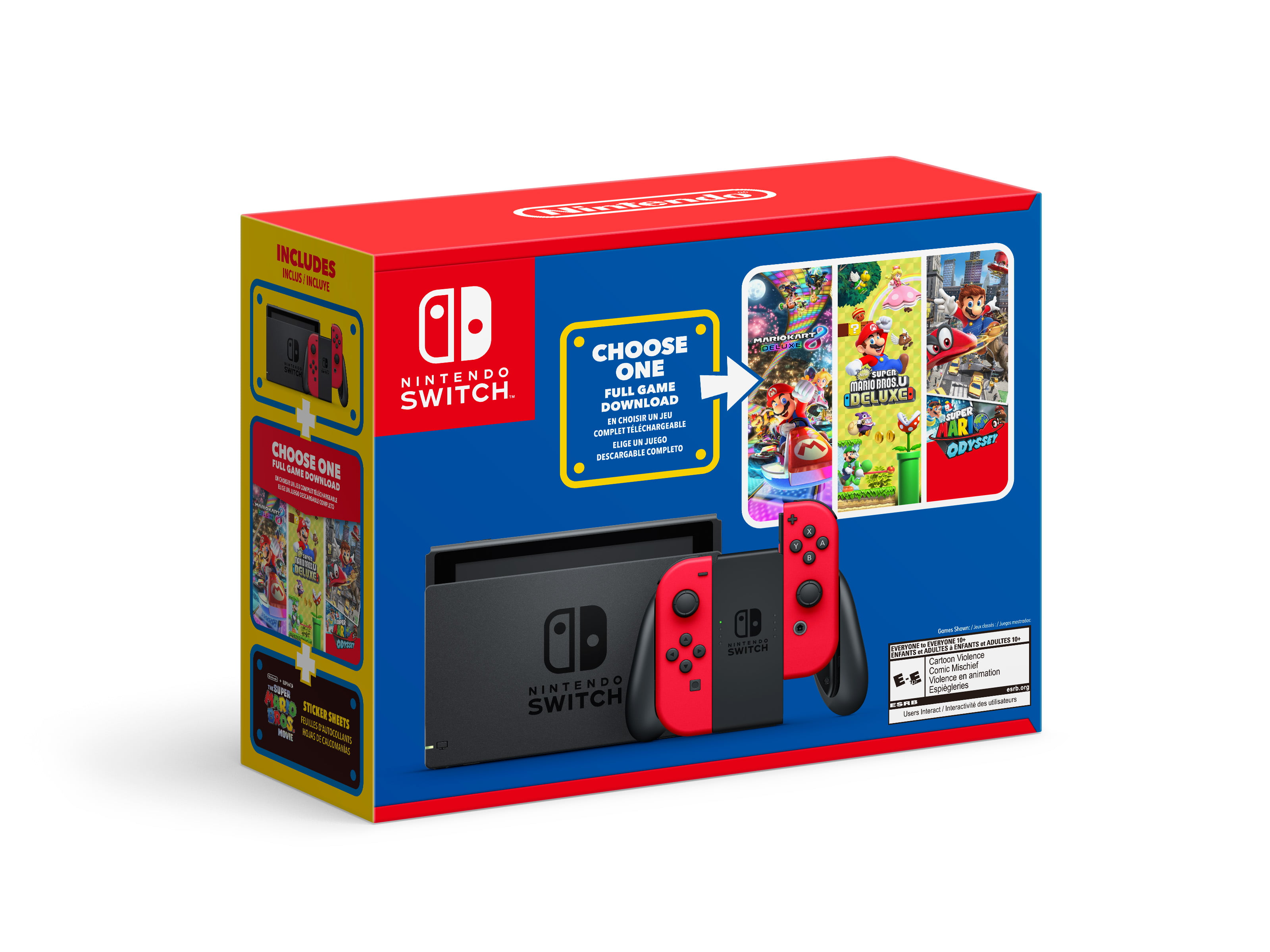 Nintendo Switch Mario Choose One Bundle - Walmart.com