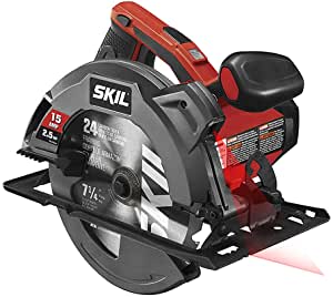SKIL 15 Amp 7-1/4 Inch Circular Saw with Single Beam Laser Guide - 5280-01 $39.99
