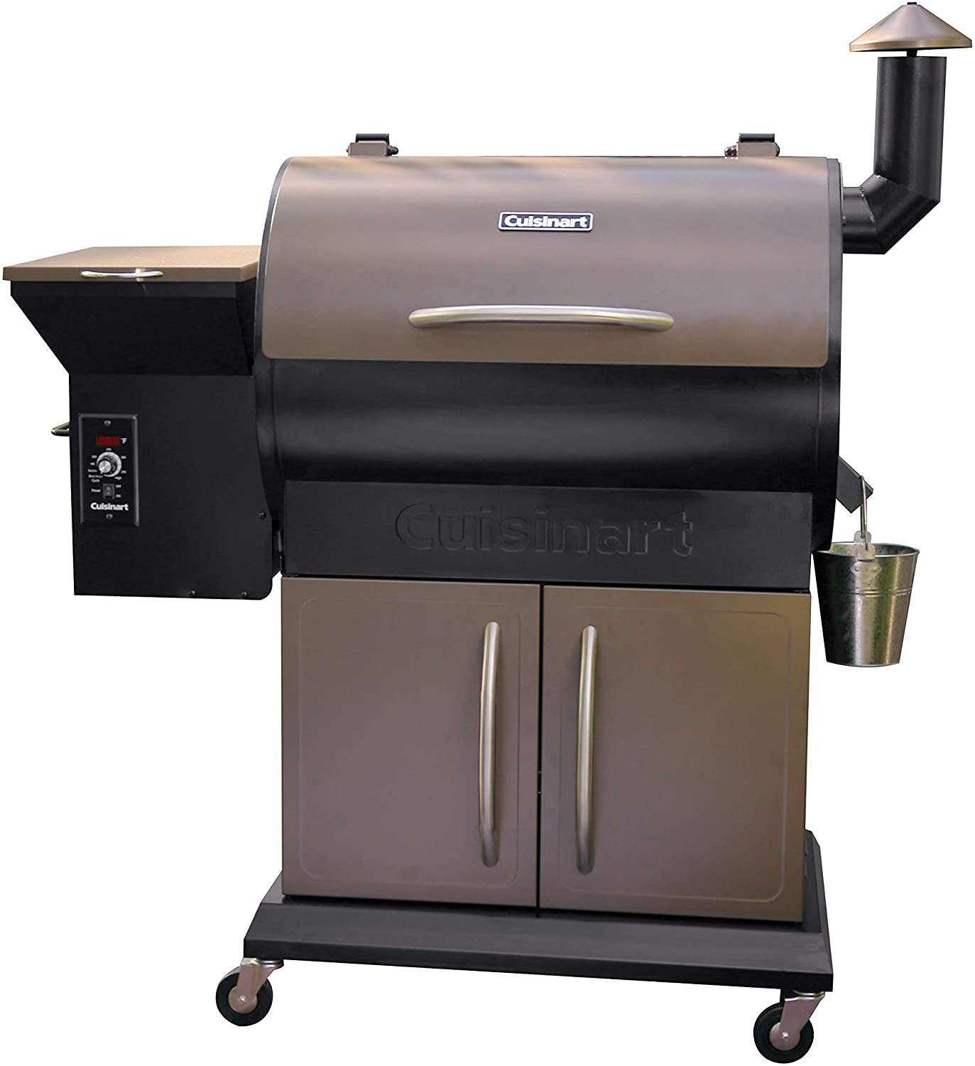 Cuisinart Bonus Cover Included uisinart CPG-6000 Grill & Smoker, 51 Inch, Deluxe Wood Pellet Grill and Smoker - $288.56