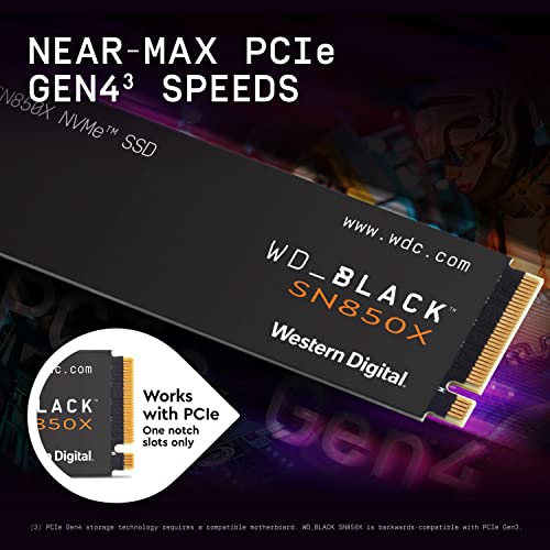 2TB Western Digital BLACK SN850X NVMe Gen4 SSD - $154.99 with coupon