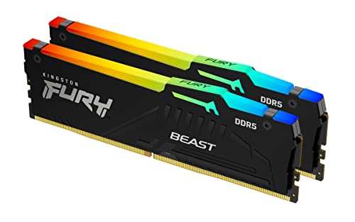 Kingston Fury Beast RGB 32GB 6000MT/s DDR5 CL40 RAM - $151.99