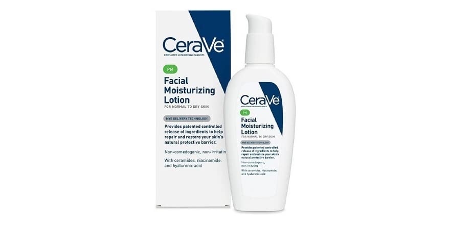 CeraVe PM Facial Moisturizing Lotion - $7.99 - Free shipping for Prime members - $2.99