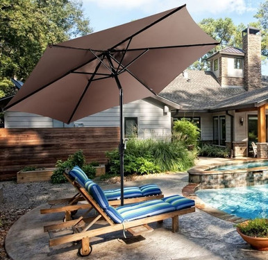 Market Steel 10-Foot Tilt Patio Umbrella for $64.99 with $5 coupon and Free Shipping