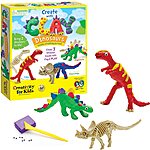 Creativity for Kids Create with Clay Dinosaurs - Build 3 Dinosaur Figures with Modeling Clay $6.6