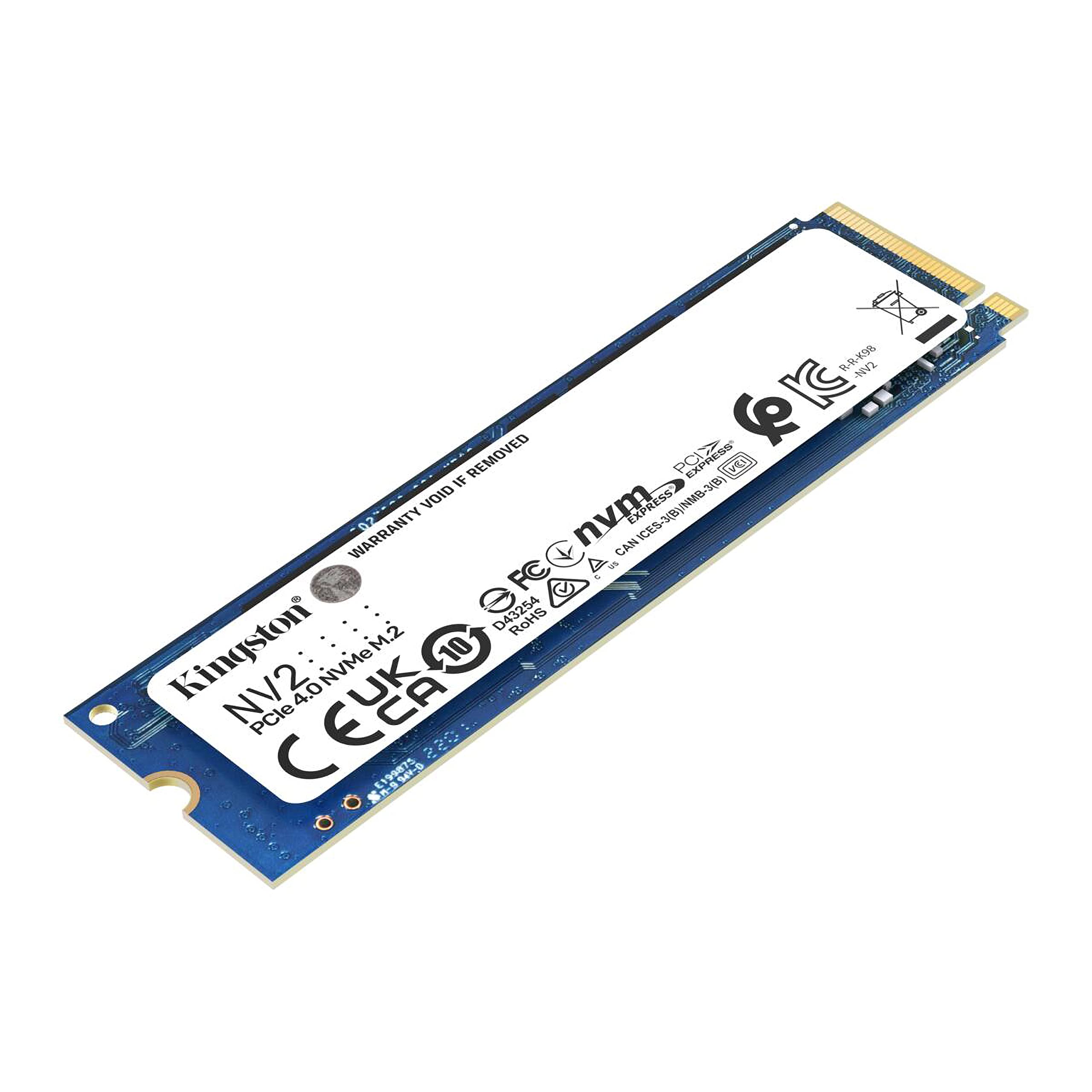 Kingston NV2 1TB M.2 2280 NVMe Internal SSD | PCIe 4.0 Gen 4x4 | Up to 3500 MB/s | SNV2S/1000G $31.75