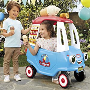 Little Tikes Cozy Ice Cream Truck Toddler Ride-on Car - For Kids Boys Girls Ages 18 Months to 5 Years Old $79.98