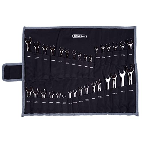 General Tools 32 Piece Combination Wrench Set #WS-0403, SAE And Metric Sizes $12.36